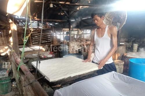 Perajin Tahu di Kabupaten Lebak. Foto Antara