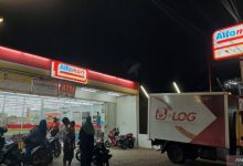 Minimarket Alfamart. Foto: LKBN Antara