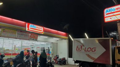 Minimarket Alfamart. Foto: LKBN Antara
