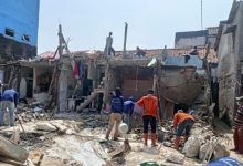 Pemkot Tangsel mulai perbaiki rumah korban ledakan di Pamulang. Foto: Antara