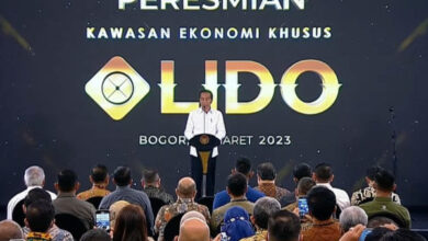 Presiden RI, Jokowi resmikan KEK Lido. Foto: Setkab RI