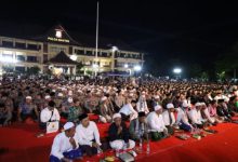 Peringatan Hari Santri Nasional di Makars Polda Banten. Foto: Antara