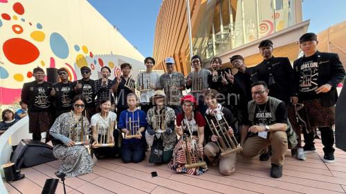 Musik angklung dibawa ke Osaka, Jepang. Foto Humas Pertamina Patra Niaga RJBB