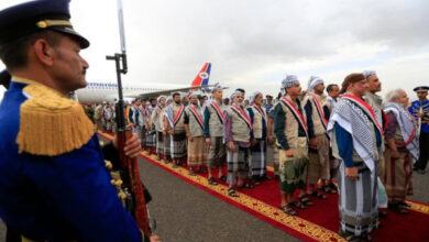 Pembebasan 900 tahanan oleh Houthi di Yaman. Foto: Arab News