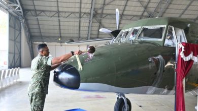 Pesawat angkut baru CN 212i produk PT Dirgantara Indonesia. Foto Antara