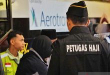 Petugas Haji di Bandara Soetta. Foto Antara