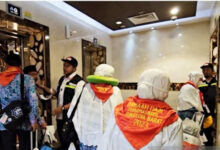 Hotel Transit bagi kuota tambahan jamaah hajid i Madinah. Foto: : LKBN Antara