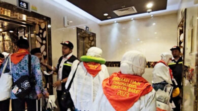 Hotel Transit bagi kuota tambahan jamaah hajid i Madinah. Foto: : LKBN Antara