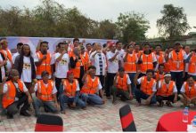 Deklarasi Petugas Parkir Kota Serang ke Prabowo - Gibran. Foto: Iqbal Kurnia