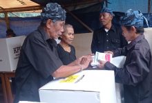 Petugas Pemilu 2024 di Kabupaten Lebak. Foto: LKBN Antara