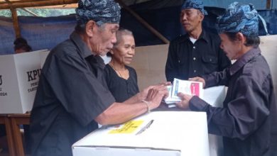 Petugas Pemilu 2024 di Kabupaten Lebak. Foto: LKBN Antara