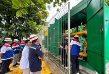Jaringan gas bumi milik PGN di Tangerang. Foto Antara