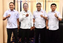 Para pimpinan DPRD Provinsi Lampung. Foto: Antara