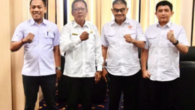 Para pimpinan DPRD Provinsi Lampung. Foto: Antara