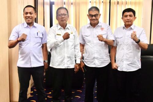 Para pimpinan DPRD Provinsi Lampung. Foto: Antara