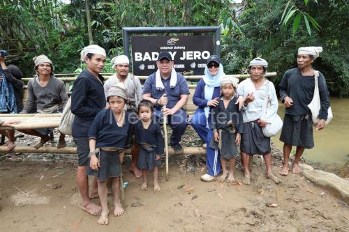 Pj Gubernur Banten, Ucok Abdul Rouf Damenta mengunjungi kawasan wisata Baduy. Foto: Biro Adpim Banten