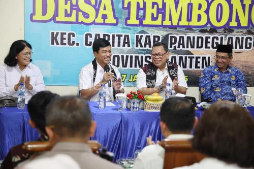 Kunjunngan Wamenkes dan Pj Gubernur Banten soal penyakit TBC. Foto Biro Adpim Banten