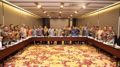 Rapat Evaluasi Anggaran di sebuah hotel di Serang. Foto: Biro Adpim Pemprov Banten