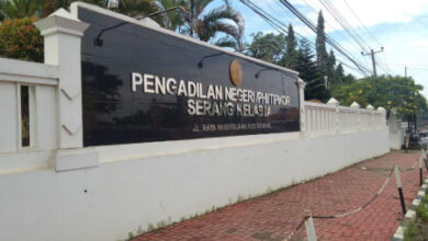 Pengadilan Negeri Serang. Foto: Adam Maulana