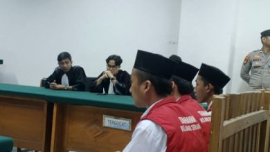 PN Serang jatuhkan 4 - 8 pidana penjara ke pendemo. Foto Antara