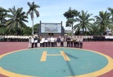 Apel Pam Swakarsa yang digelar Polda Banten. Foto Antara