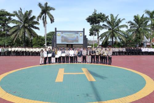 Apel Pam Swakarsa yang digelar Polda Banten. Foto Antara