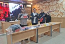 Polda Banten ungkapkan sindikat Curanmor gunakan senjata api rakitan. Foto Antara