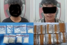 DPO Ganja 11 Kg dan sabu 4,9 gram. foto Yono