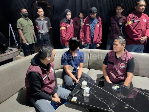 Polda Banten menggelar operasi sarang narkoba. Foto Yono