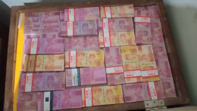 Uang palsu yang dista Polda Banten. Foto Abdul Hadi