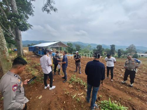 Polda Jabar melakukan penanaman jagung serentak seluas 110,2 hektar. Foto Yono