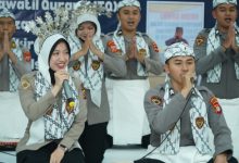 Perlombaan Keagaam yang digelar biro SDM Polda Jabar. Foto Yono