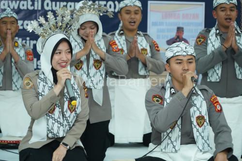 Perlombaan Keagaam yang digelar biro SDM Polda Jabar. Foto Yono