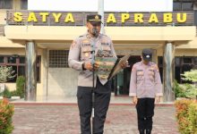 Kabag Ops Polres Cilegon AKP Chairul Anam pimpin apel kesiapan KRYD. Foto Daeng Yusvin