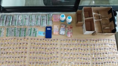 Barang bukti obat keras ilegal di Polres Metro Tangerang Kota. Foto Antara