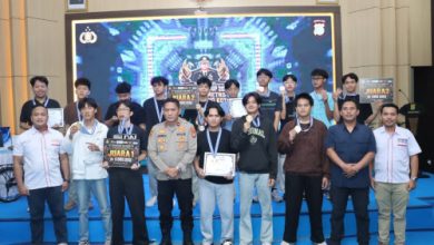 Polres Metro Tangerang menggelar Turnament E-Sport. Foto Ucu