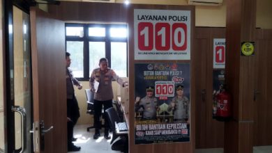 Layanan Call Center 110 dari Polres Serang. Foto: Yono