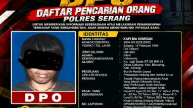 DPO Kasus Pemerkosaan di Binuang, Kabupaten Serang. Foto Yono