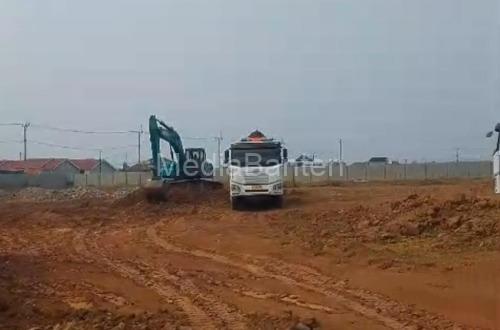 Lokasi Galian C di Cikande yang dilaporkan warga. Foto Yono