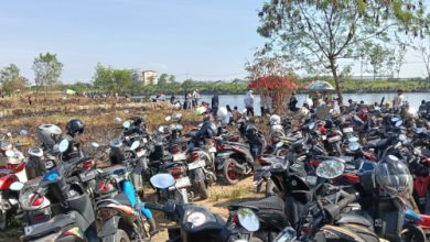 Ratusan pemancing ikut lomba di Danau Puspemkab Serang. Foto Yono