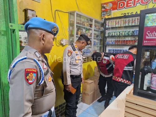 Polres Serang gelar operasi miras, petasan, kembang api. Foto Yono