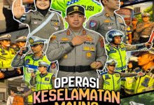 Pamflet Operasi Keselamatan Maung 2026 dari Polres Serang. Foto Yono