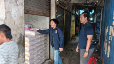 Satgas Pangan Polres Serang rutin melakukan pemantauan harga beras. Foto Yono