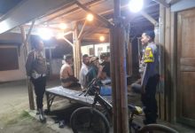 Patroli Poskamling dari Polres Serang dan jajarannya. Foto: Yono