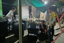 Patroli Sambang Poskamling dari Polres Serang dan jajarannya. Foto Yono