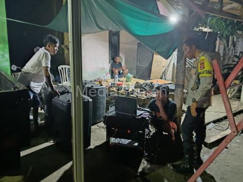 Patroli Sambang Poskamling dari Polres Serang dan jajarannya. Foto Yono