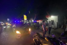 Patroli skala besar dari Polres Serang. Foto: Yono