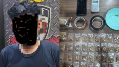 Residivis kasus narkoba yang ditangkap kembali oleh Polres Serang. Foto Yono