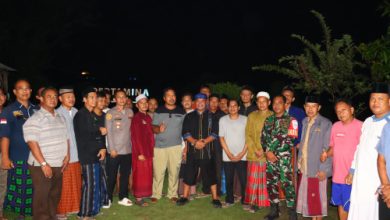 Kegiatan ronda malam di wilayah hukum Polres Serang. foto: yono