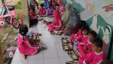 Porsi MBG dari SPPG Polres Serang. Foto Yono